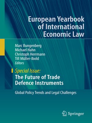 cover image of The Future of Trade Defence Instruments